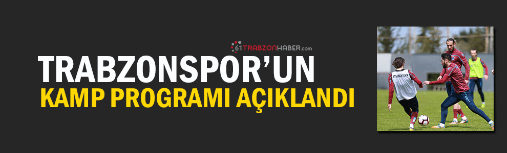 Trabzonspor Un Kamp Program Belli Oldu