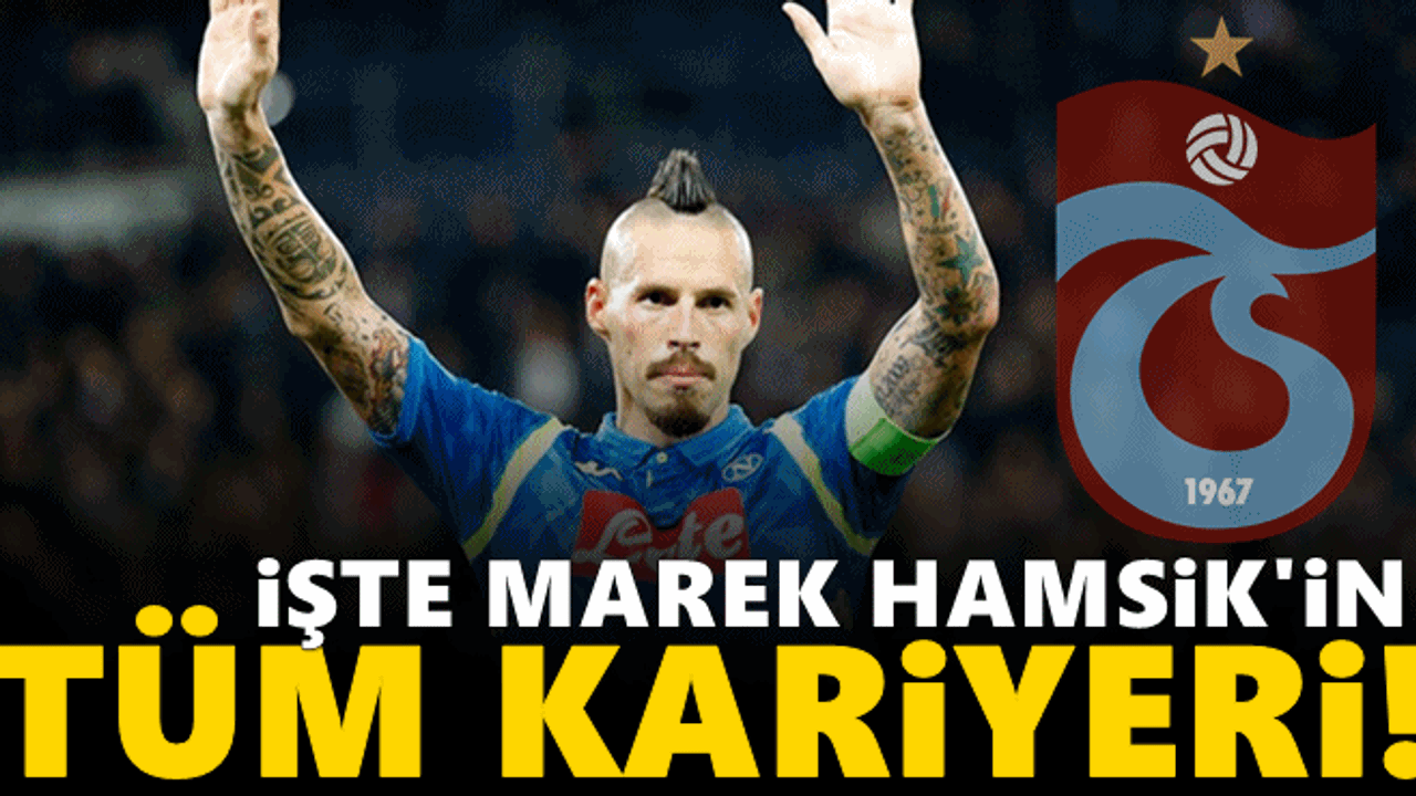 İşte Trabzonspor ile anlaşan Hamsik in kariyeri