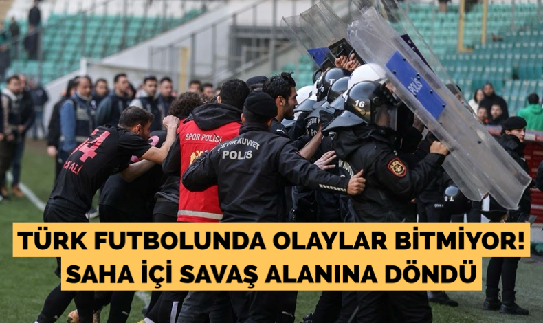 Türk Futbolunda Olaylar Bitmiyor! Saha Içi Savaş Alanına Döndü