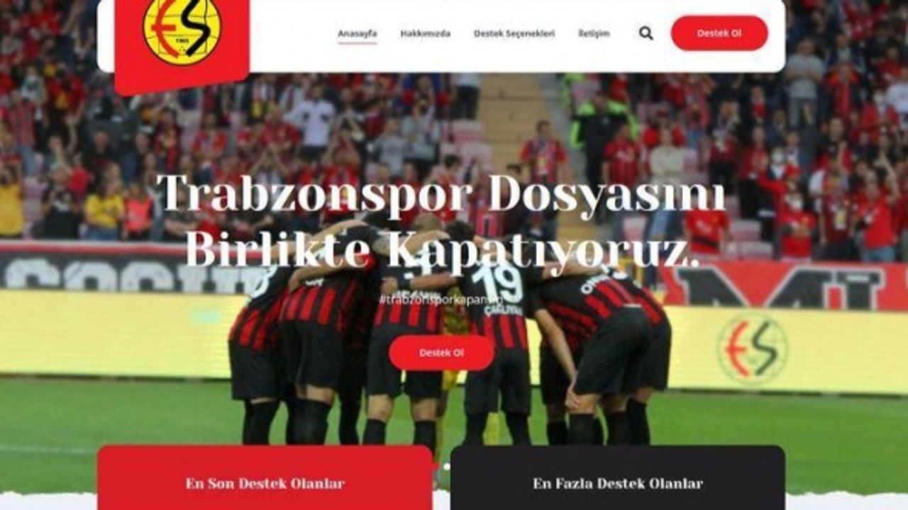 Trabzonspor'a olan borçları için kampanya başlattılar