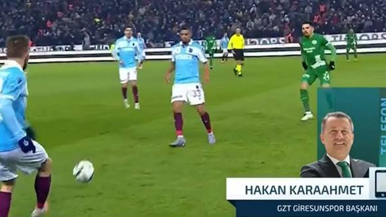 Başkan Karaahmet, Trabzonspor üzerinden Galatasaray'a sitem etti!