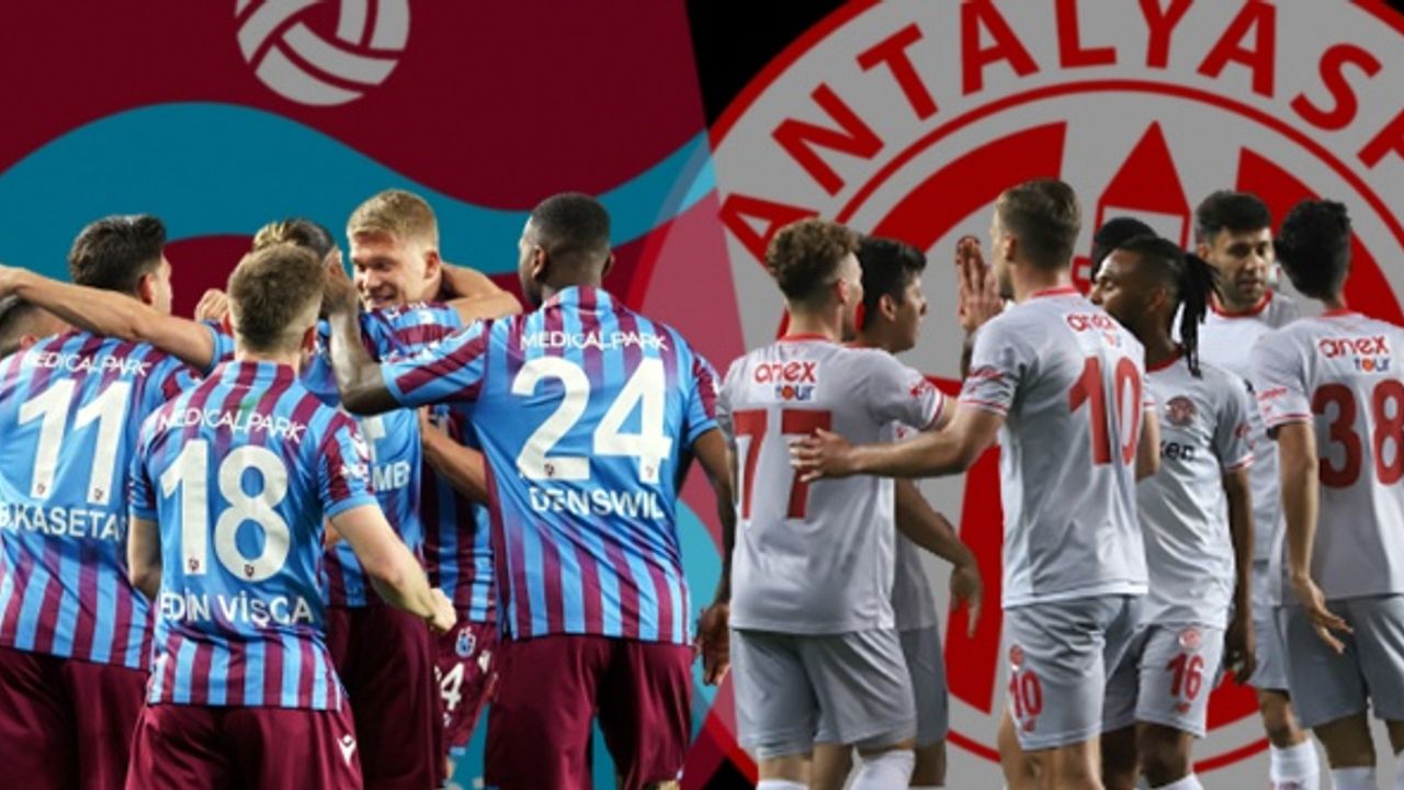 Trabzonspor - Antalyaspor (ilk 11)