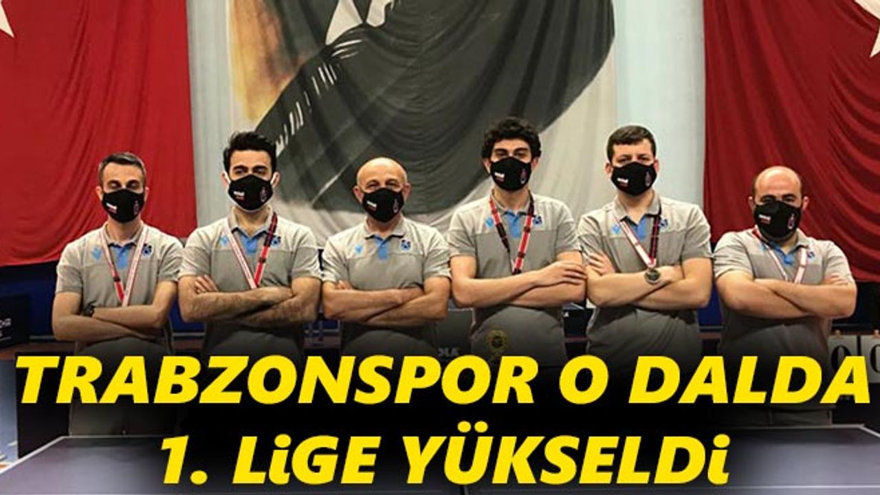 Trabzonspor o dalda 1. Lige yükseldi