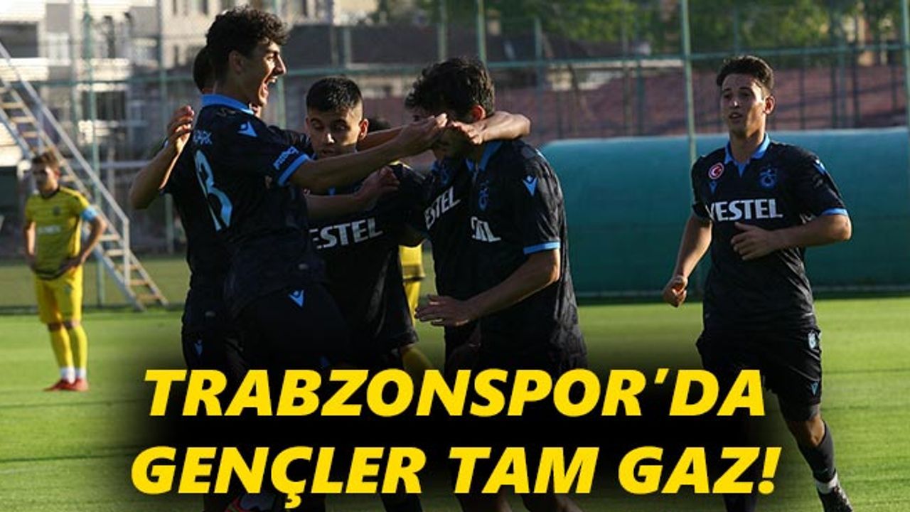Trabzonspor'un gençleri tam gaz!