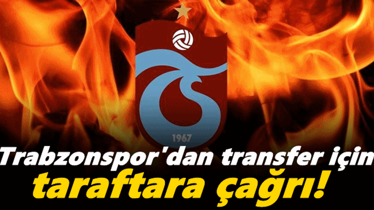 Trabzonspor yönetiminden 'sabır' çağrısı!