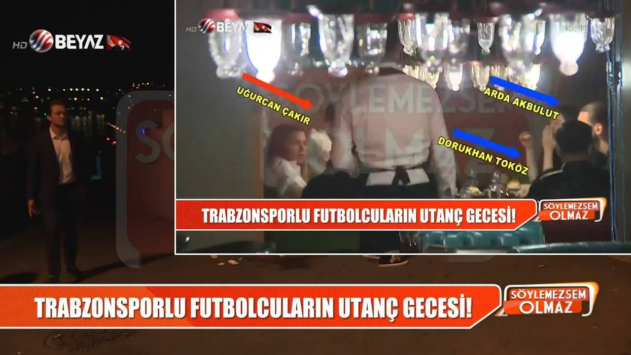 Beyaz TV'de Trabzonspor skandalı! "Sarhoş futbolcular..."