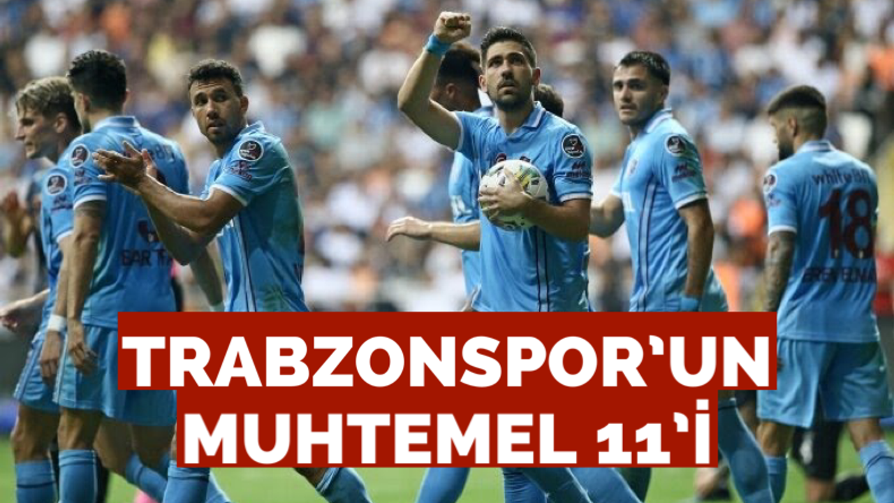 Trabzonspor’un Kızılyıldız maçı muhtemel 11’i