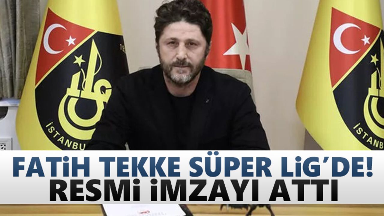 Fatih Tekke Süper Lig'de... Resmi imzayı attı