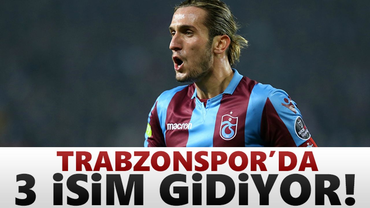 Trabzonspor'da 3 isim gidiyor! Avcı'nın kararı...