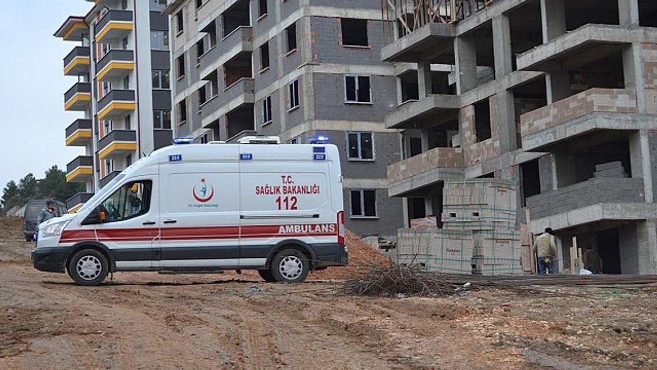 Trabzon’da inşaattan düşen işçi hayatını kaybetti!