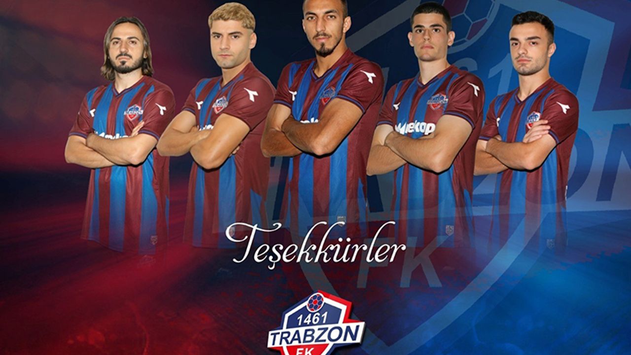 Trabzon kulübünden 5 ayrılık birden!
