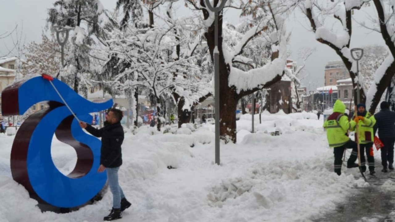 Trabzon'da kar yağışı sonrası belediyeden duyuru!