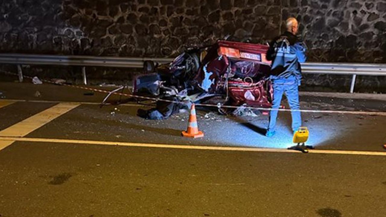 Trabzon’da feci kaza! 2 ölü 2 yaralı
