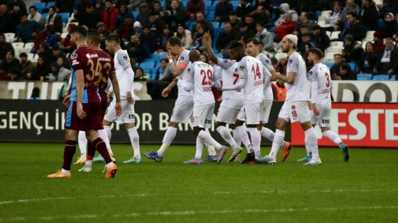 Trabzonspor'da tarihi seri sona erdi