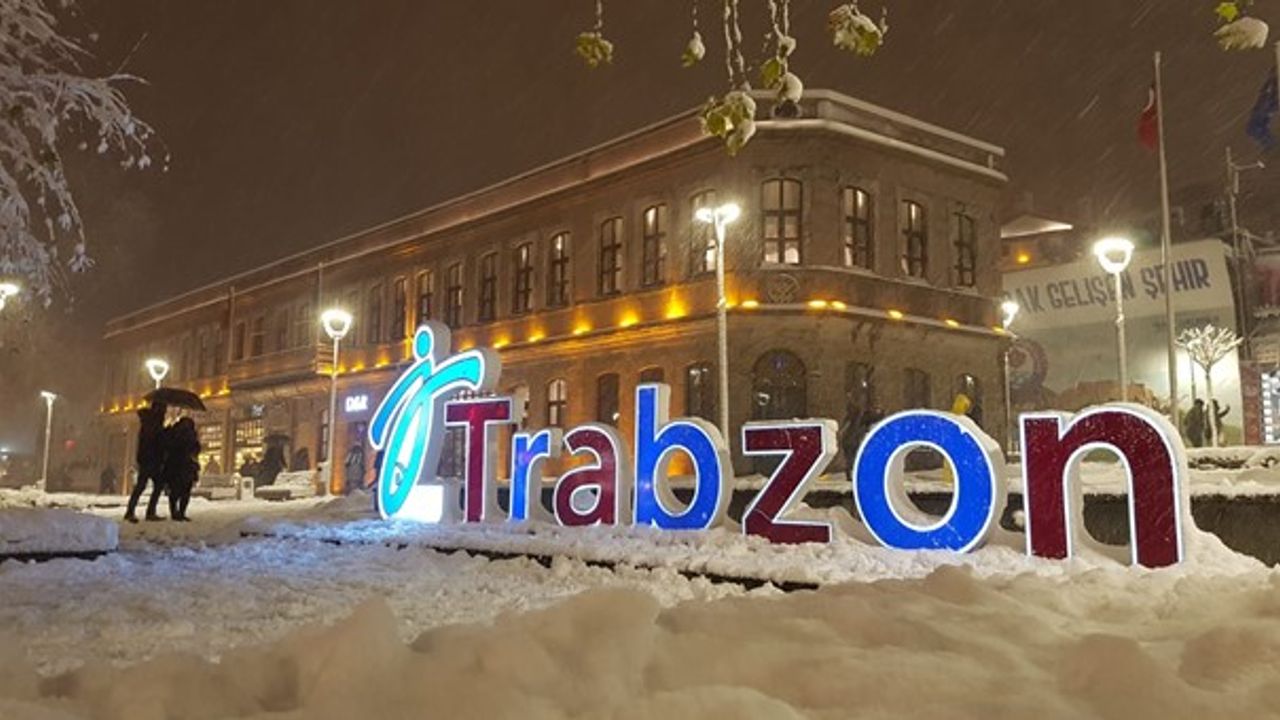 Meteorolojiden Trabzon için kar yağışı uyarısı!