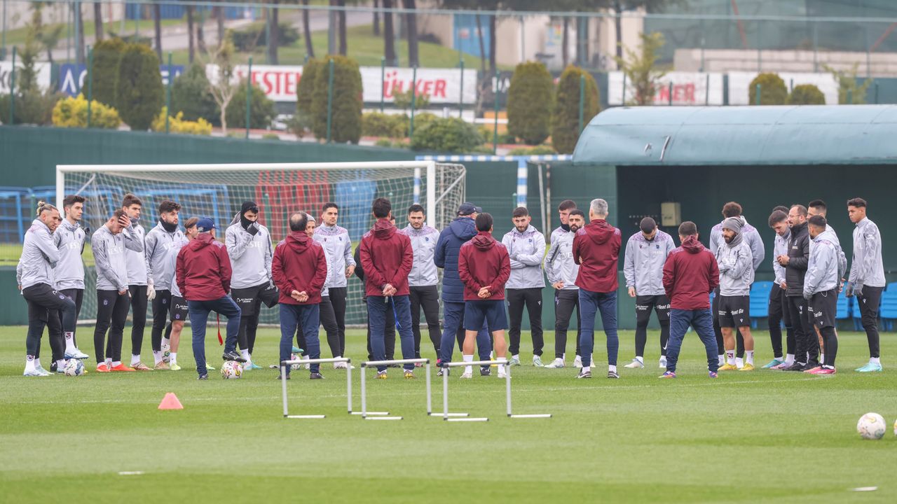 Trabzonspor’da antrenmana 6 futbolcu katılmadı!