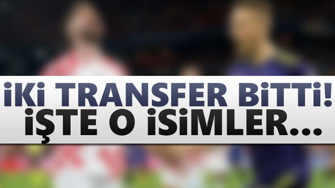 Trabzonspor’da iki transfer bitti! İşte o isimler…