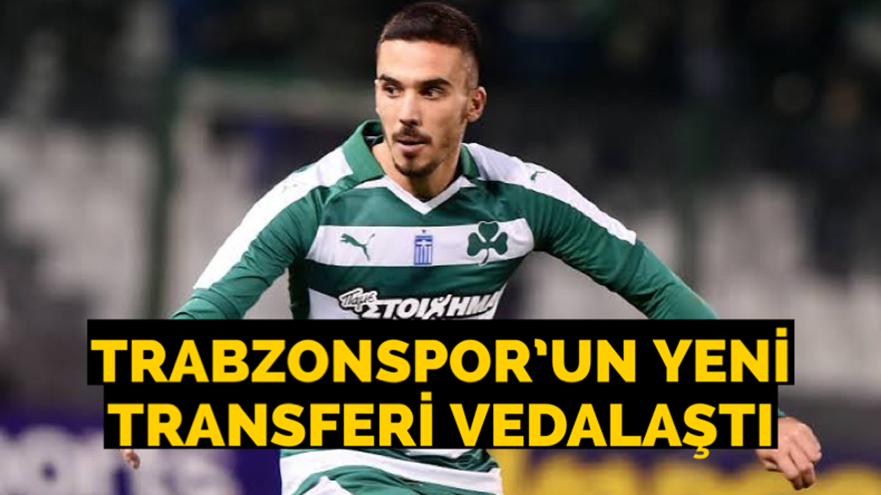 Trabzonspor’un yeni transferi vedalaştı