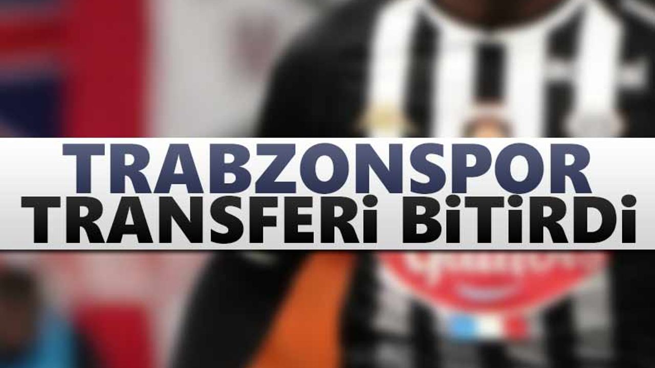 Trabzonspor transferi bitirdi! Resmi açıklama bekleniyor