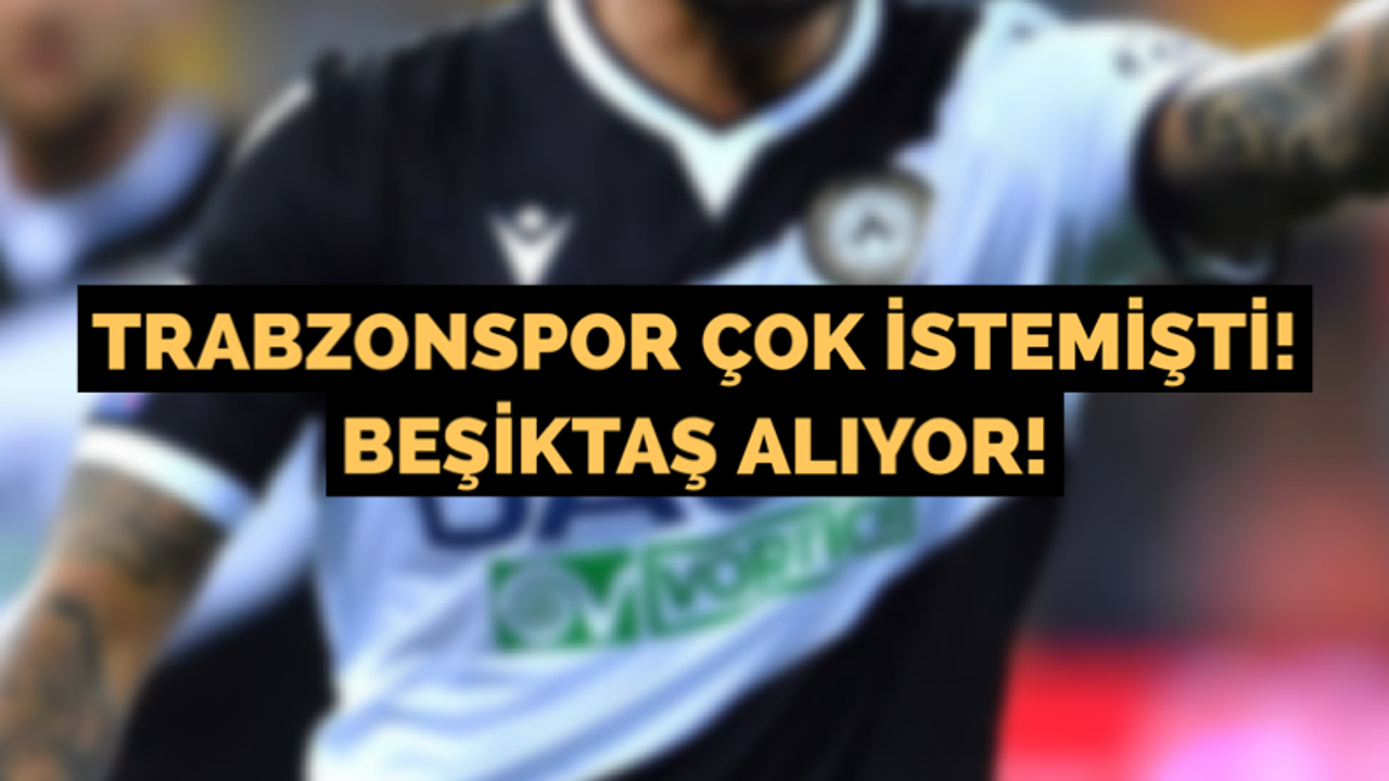 Trabzonspor çok istemişti… Beşiktaş alıyor!