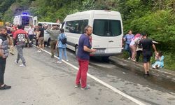 Uzungöl'e giden araç kaza yaptı! 5 yaralı
