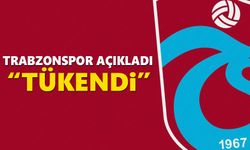Trabzonspor duyurdu! Kombineler tükendi