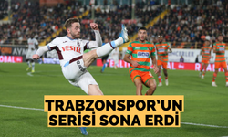 Trabzonspor’un serisi sona erdi