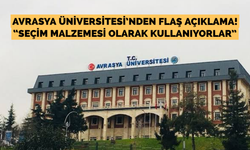 Avrasya Üniversitesi’nden seçim açıklaması!
