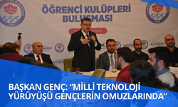Başkan Genç; “Milli teknoloji yürüyüşü gençlerin omuzlarında”