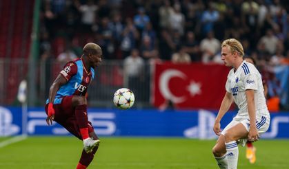 Kopenhag - Trabzonspor maçından kareler