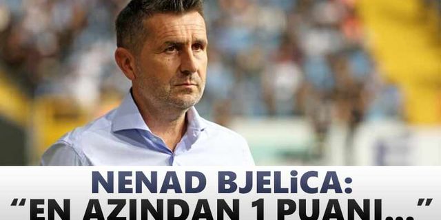 Bjelica: "En azından 1 puanı…"