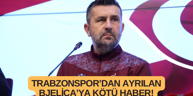 Trabzonspor’dan ayrılan Bjelica’ya kötü haber!
