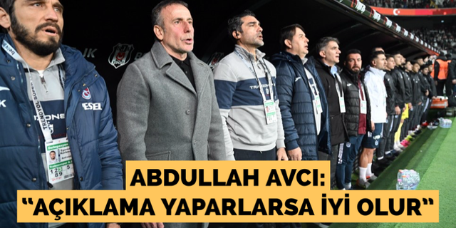 Abdullah Avcı’dan Beşiktaş maçı sonrası hakem tepkisi