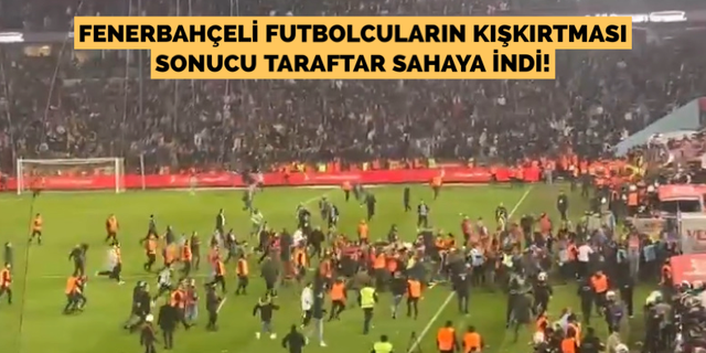 Fenerbahçeli futbolcular rahat duramadı, saha karıştı