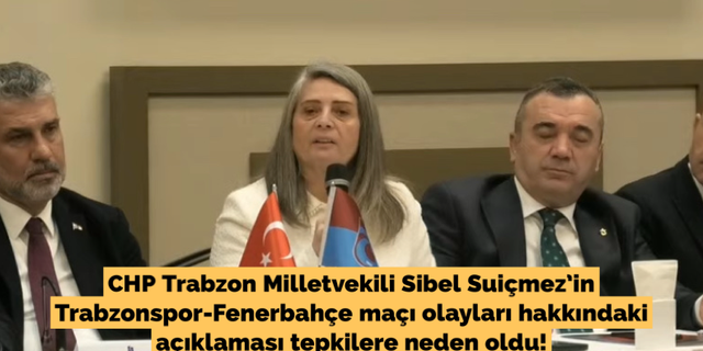 Sibel Suiçmez’den tepki çeken Trabzonspor-Fenerbahçe açıklaması