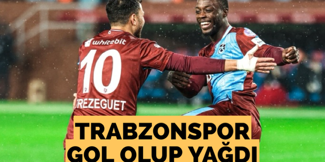 Trabzonspor gol oldu, yağdı