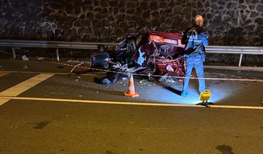 Trabzon’da feci kaza! 2 ölü 2 yaralı