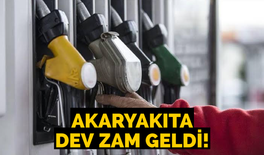 Akaryakıta dev zam geldi