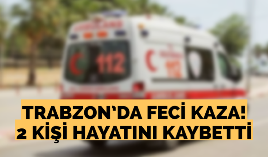 Trabzon’da otomobil şarampole yuvarlandı! 2 ölü